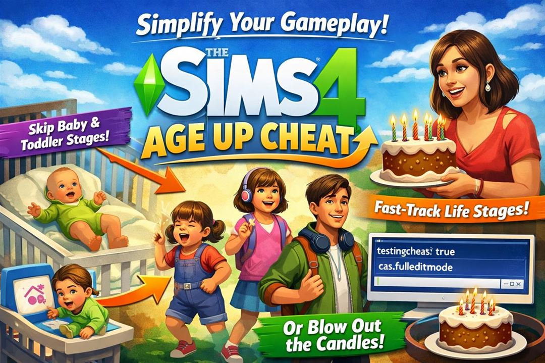 Simplify your gameplay with the sims 4 age up cheat