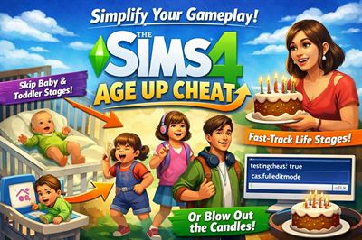 Simplify your gameplay with the sims 4 age up cheat