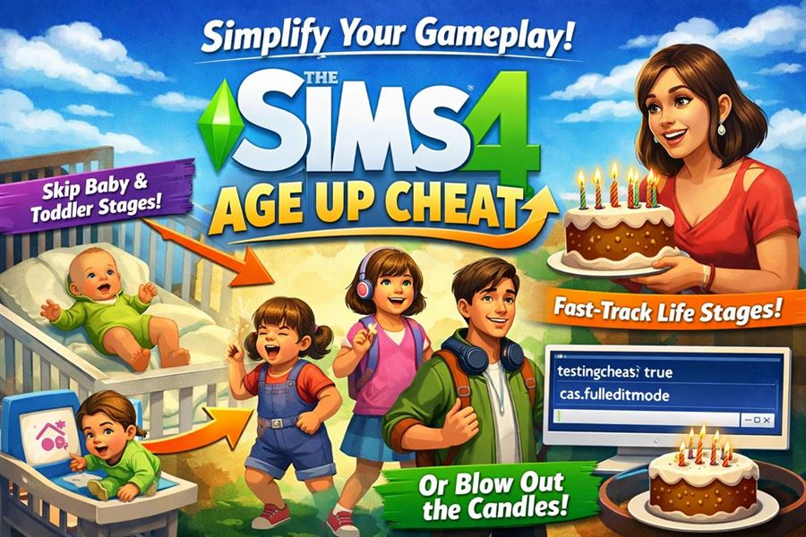 Simplify your gameplay with the sims 4 age up cheat